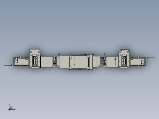 全自动ICT和FCT测试机总装图前视缩略图