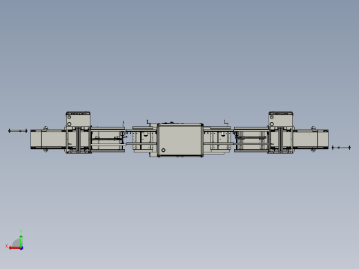 全自动ICT和FCT测试机总装图后视缩略图
