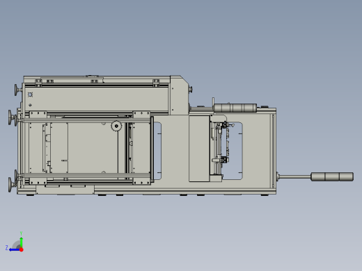 全自动ICT和FCT测试机总装图右视缩略图