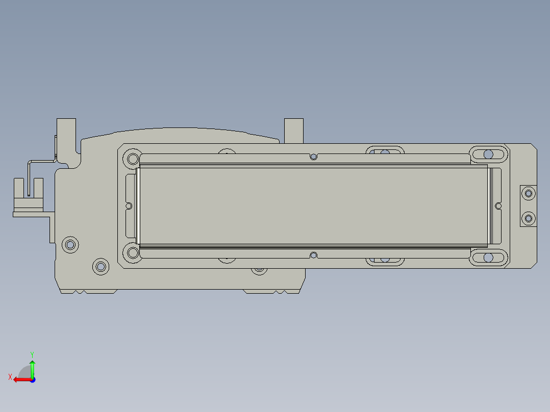 半封闭丝杆滑台MT120BS.L#.1150.BL.P40.C3右视图