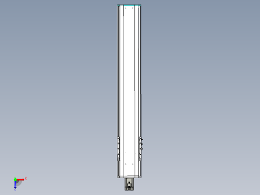 东锦丝杆传动-直线滑台模组DH210-C-L10-S1100-BC-P750W-C3俯视缩略图