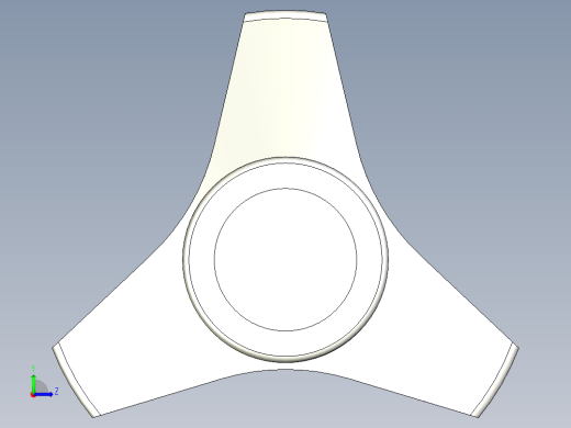 三瓣型把手VB.639-3D多系列多零件图纸模型左视缩略图