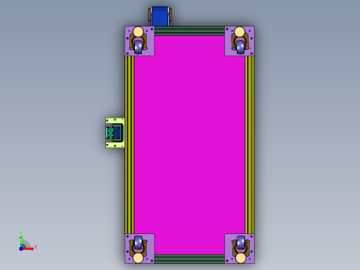 圆形扩音器涂胶产线前视缩略图