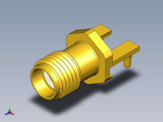 SMA接口68正等轴测缩略图