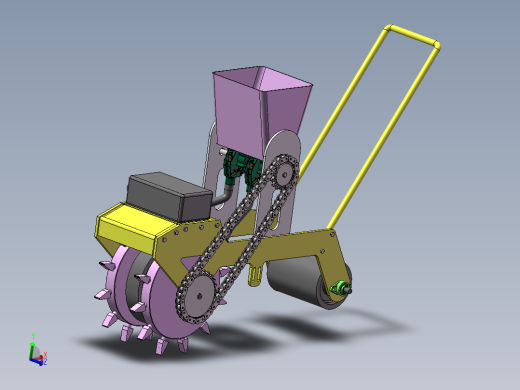 手推式施肥播种机 1556325