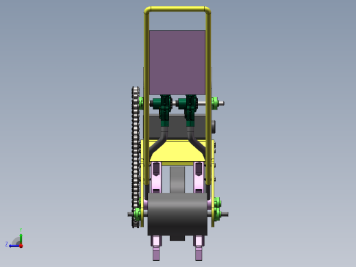 手推式施肥播种机 1556325右视缩略图