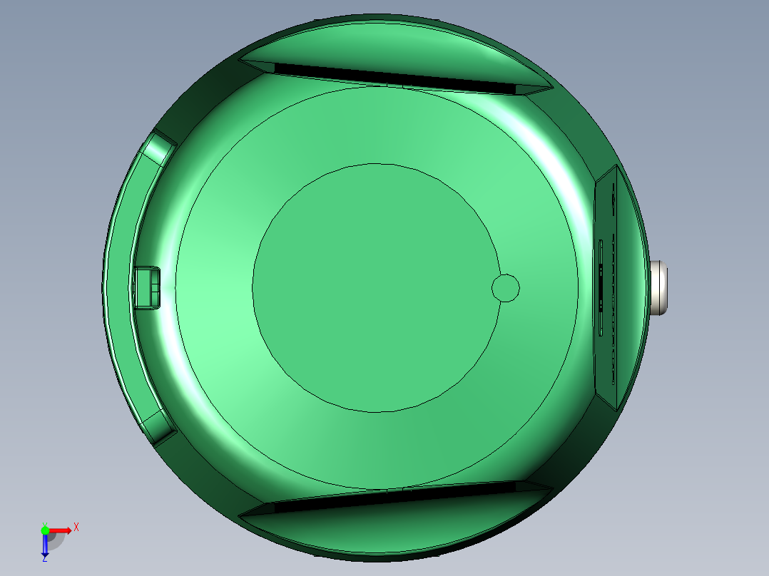 无线压力传感器XS530俯视图