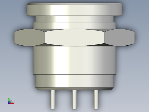 带LED的压电开关ONPOW PS193P10Y01R12L前视缩略图