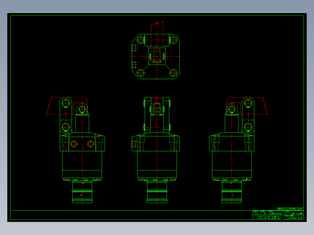 KOSMEKLKA1050-SLM多系列多零件图纸模型
