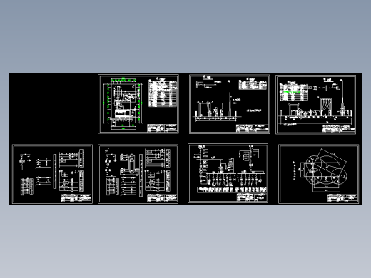 XO1-35KV降压变电站及配电系统CAD【优秀含CAD图纸8张】毕业设计图纸CAD184263