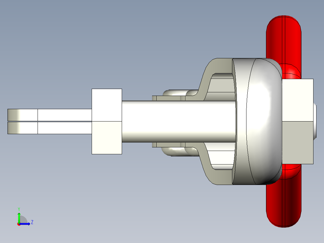 水平式夾鉗SSP(G)-3D多系列多零件图纸模型左视图