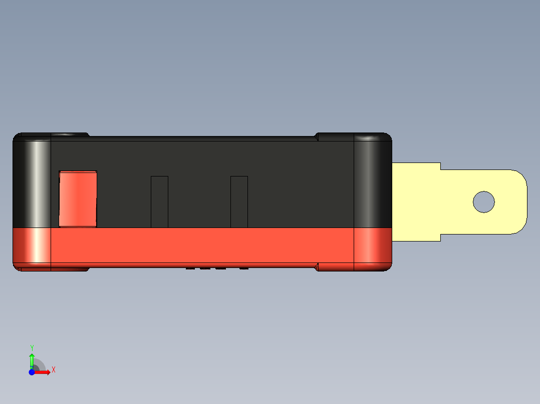 霍尼韦尔V3-101-D8微动开关前视图