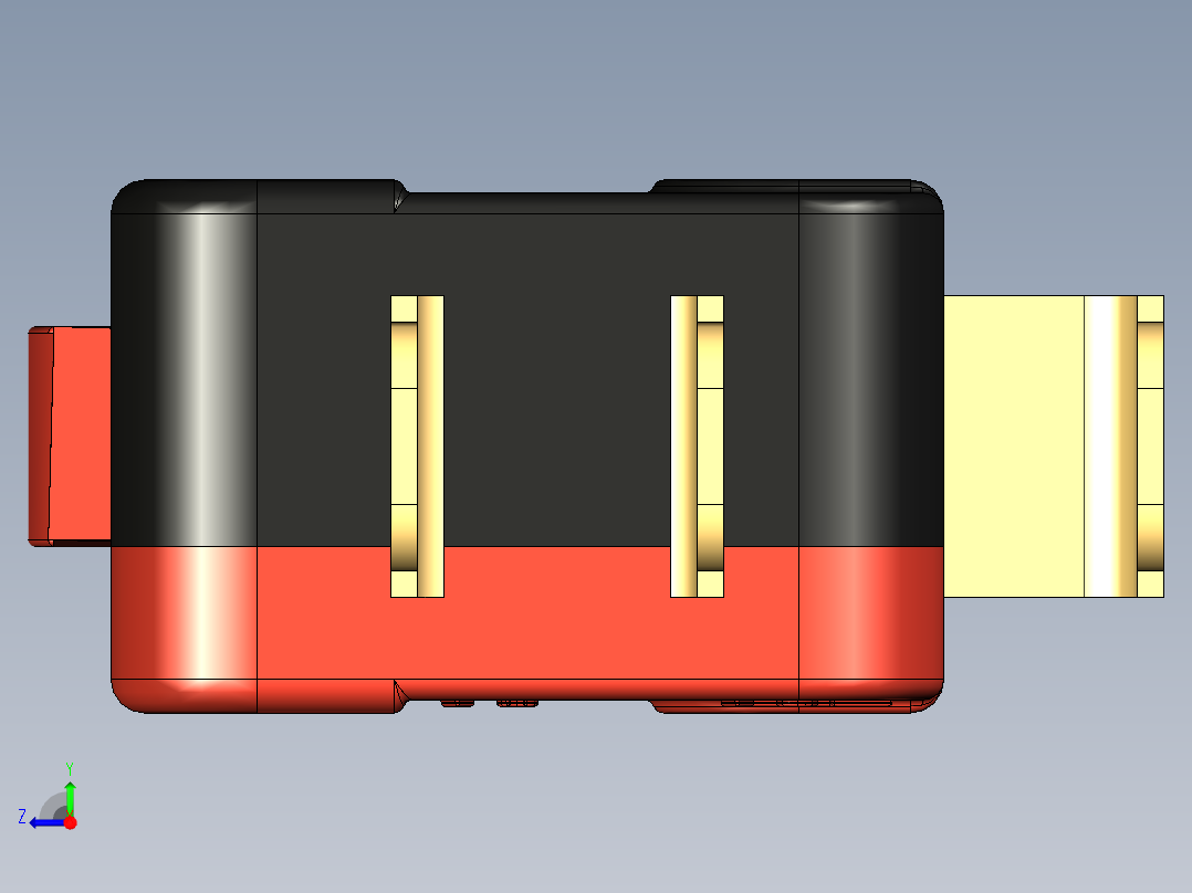 霍尼韦尔V3-101-D8微动开关右视图