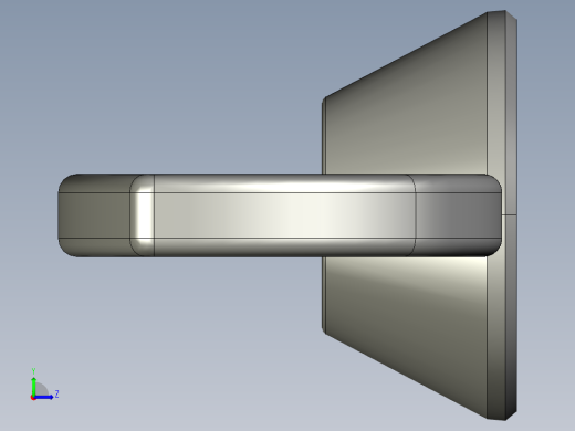 WING NUT 0.25in-20 Thread size 9-16in Base Diameter.STEP左视缩略图