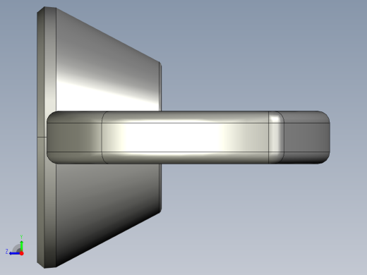 WING NUT 0.25in-20 Thread size 9-16in Base Diameter.STEP右视缩略图