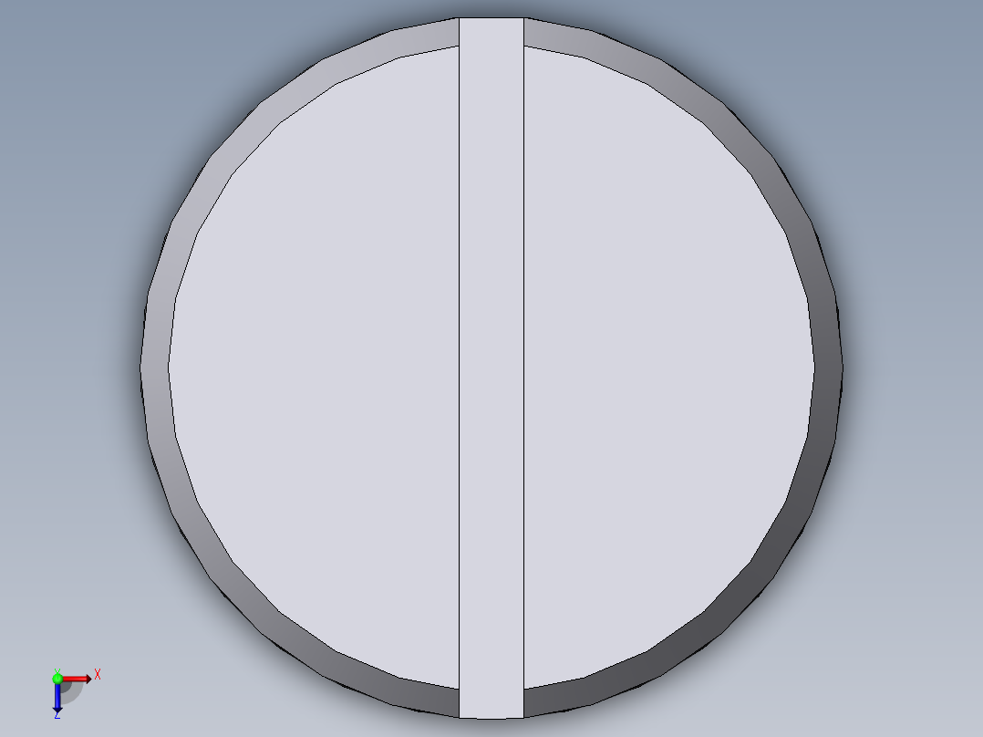 标准螺钉俯视图