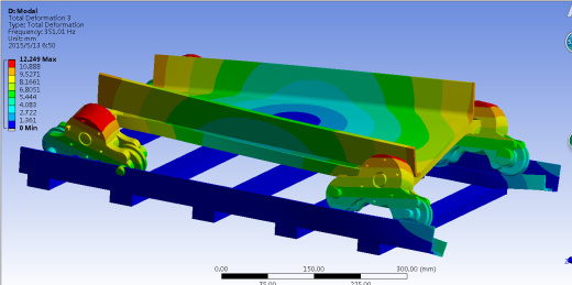 有轨装车机机行走机构设计分析 （论文 三维 二维图）缩略图