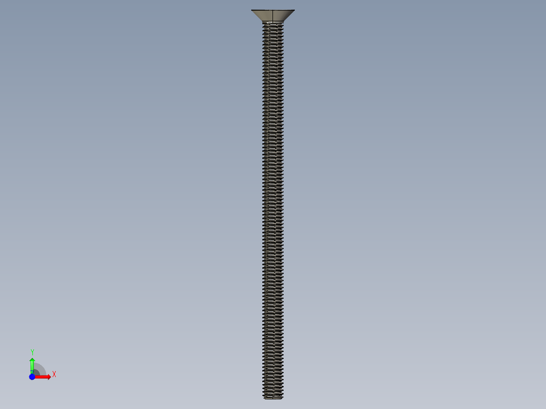 Screw_ISO_10642_M6x110_A2.STEP前视图