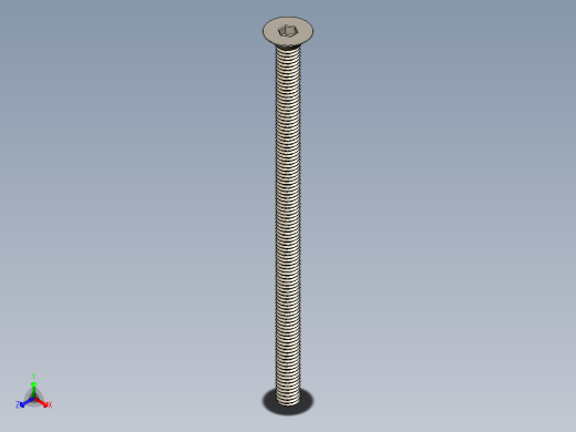Screw_ISO_10642_M6x110_A2.STEP正等轴测缩略图
