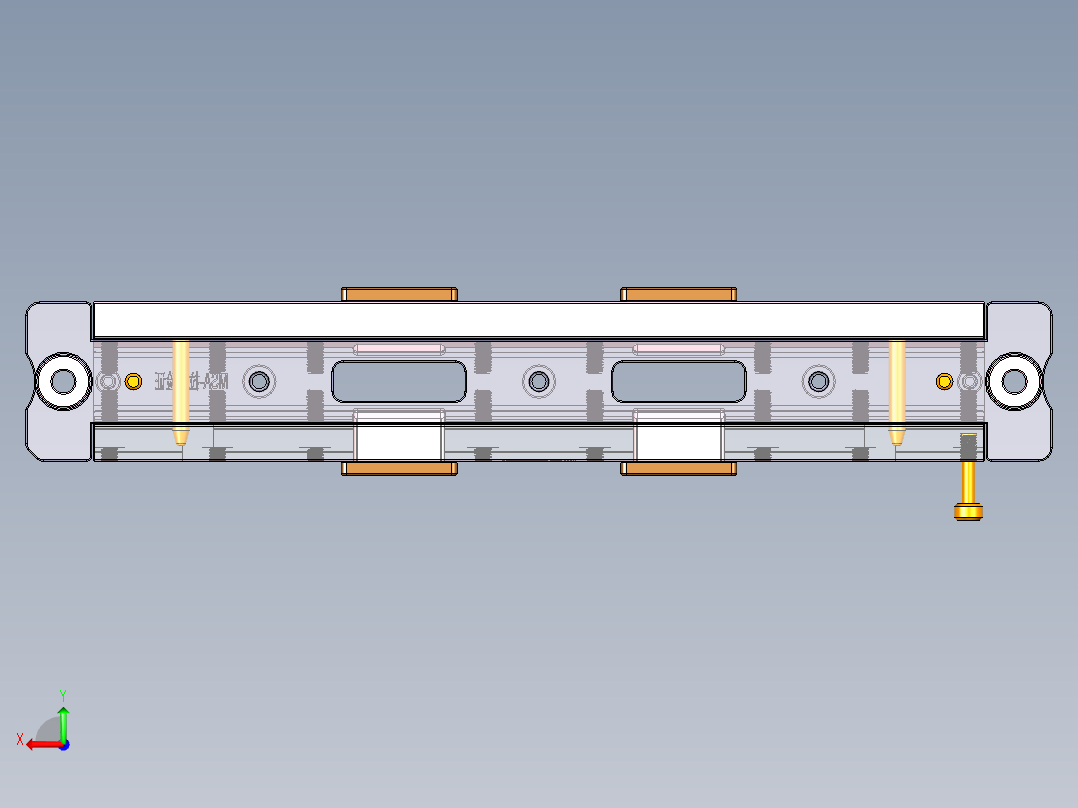 MSA-CNC2小件CNC工装夹具三维模型-快换-190511后视图