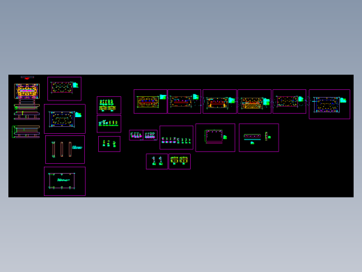 不锈钢铰链支架冲孔打凸冲压模具图