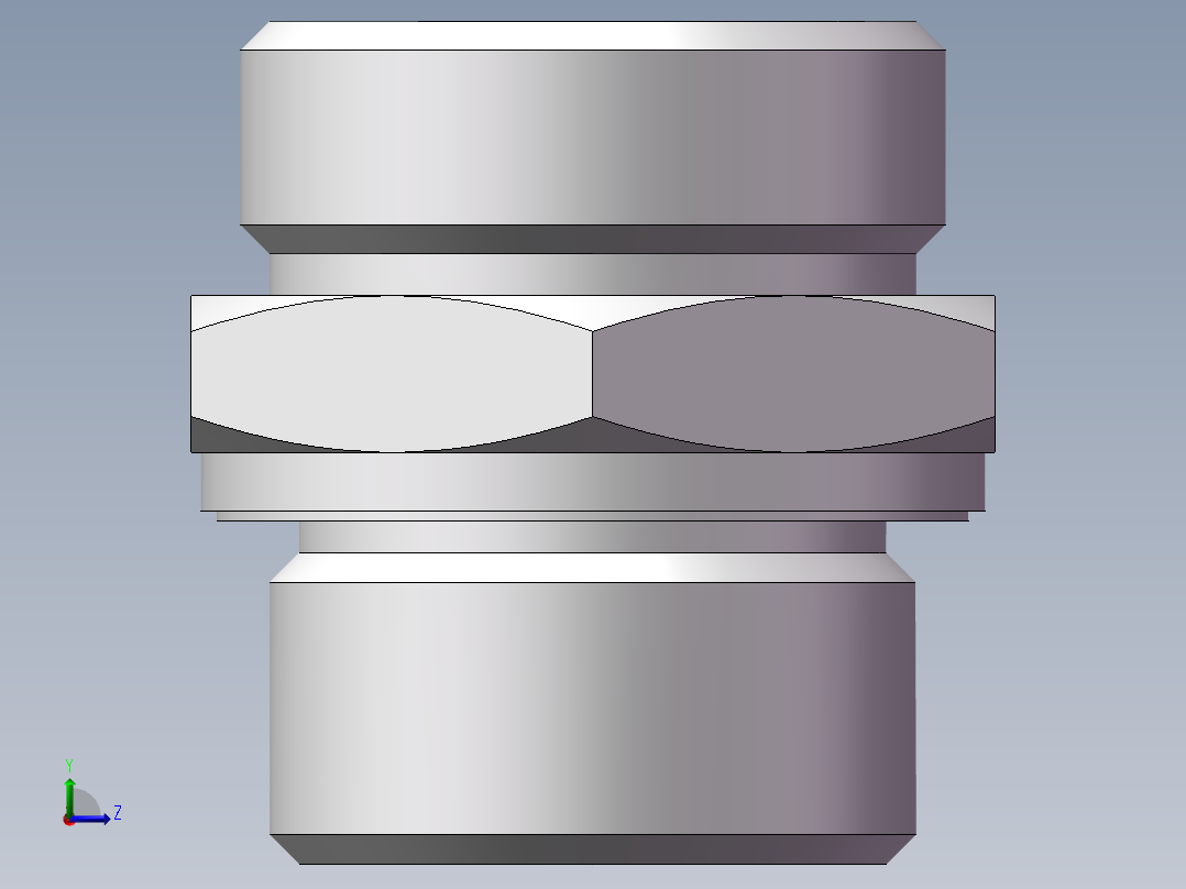 公制螺纹ED密封、1CM-36-33WD左视图