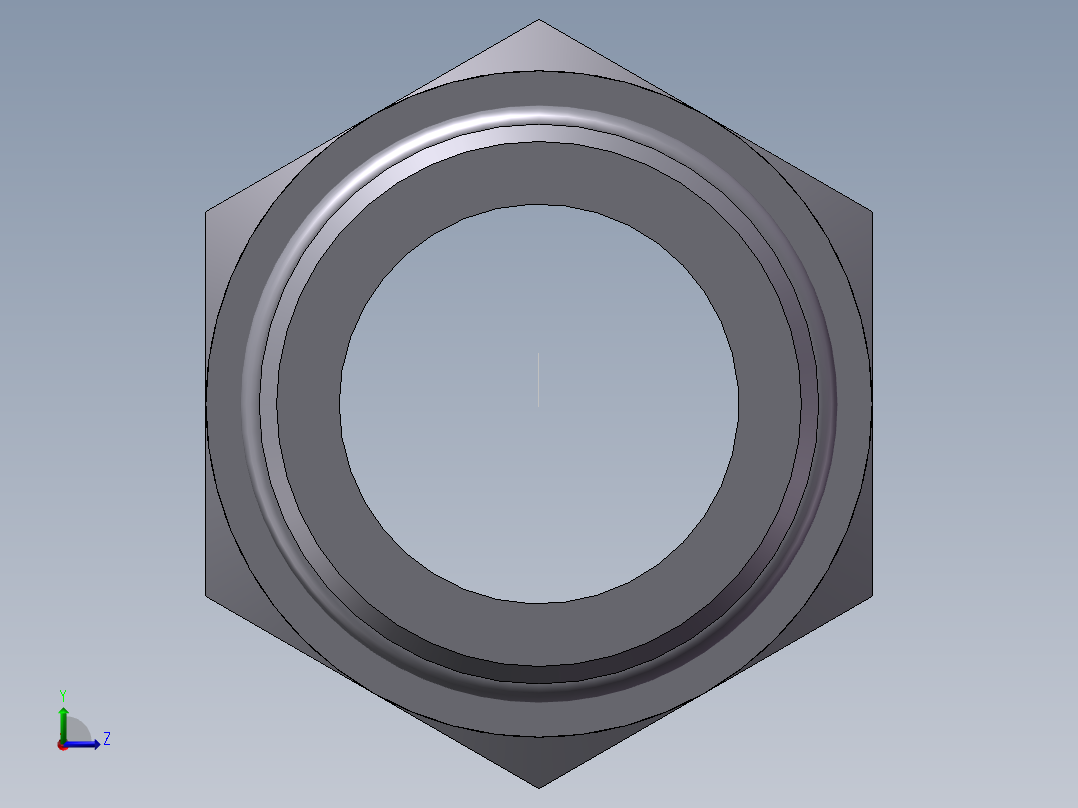 公制螺纹O圈密封、1CH-45-42左视图