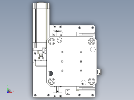 举升定位机构前视缩略图