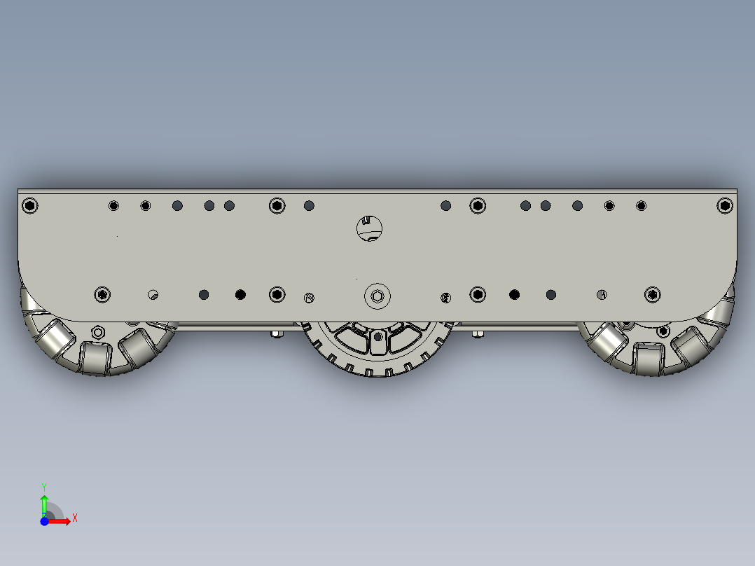 A3004239-FRC比赛机器人驱动底座前视图