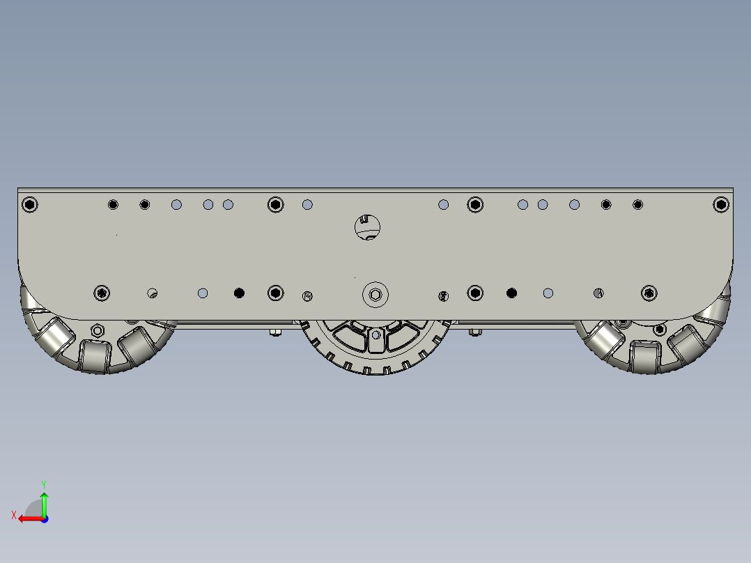 A3004239-FRC比赛机器人驱动底座后视图