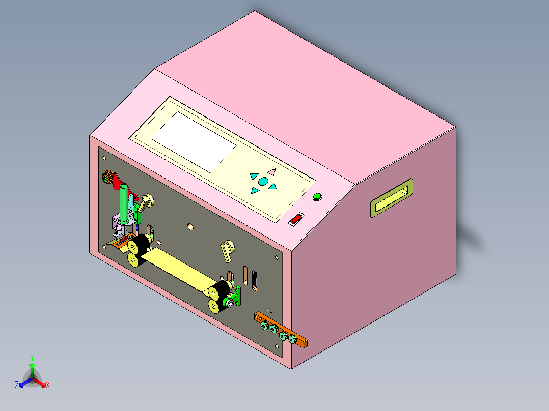 A2004235-电线剥皮和切割机主视图