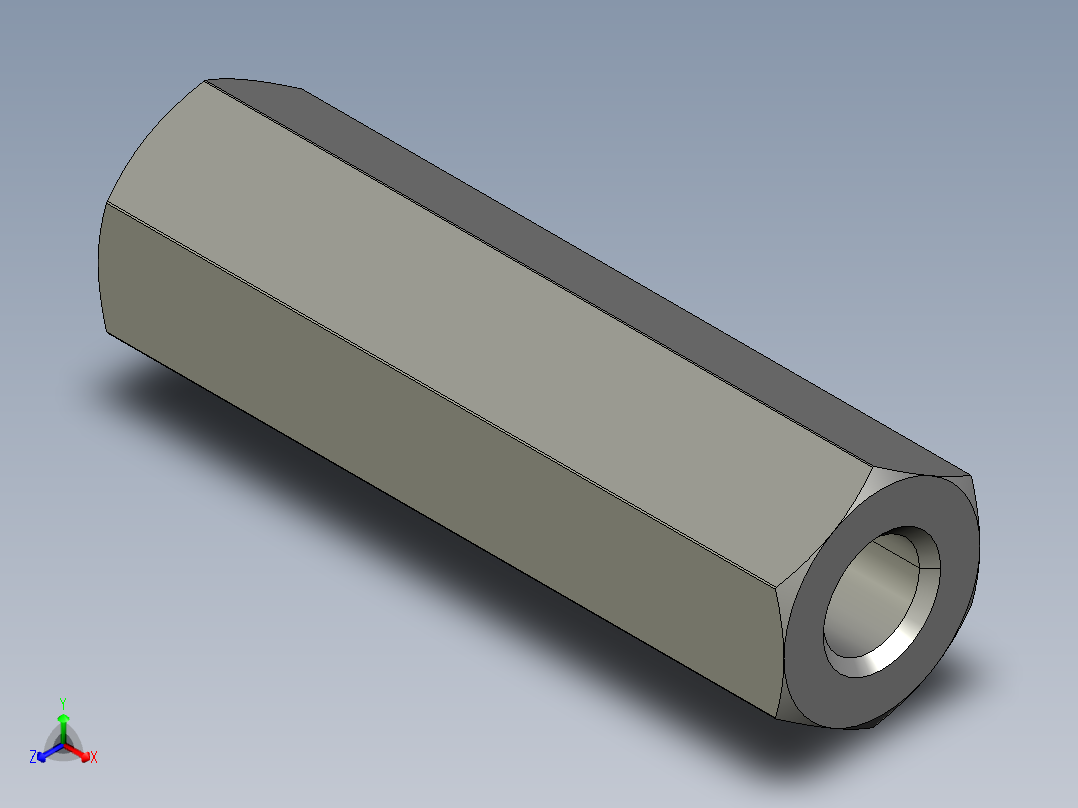 六角支柱PLSBRK10-35-M6-N6主视图