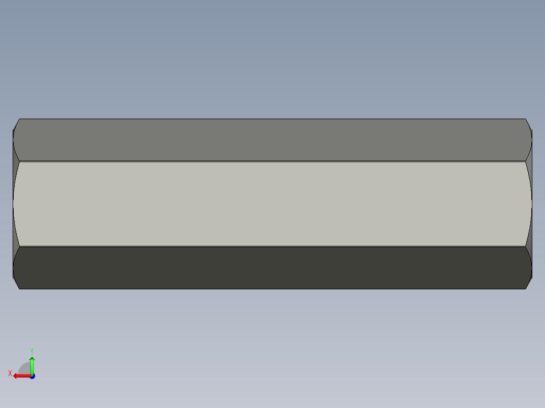 六角支柱PLSBRK10-35-M6-N6后视图