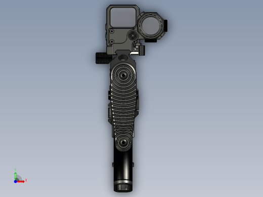 手枪左轮冲锋枪老式狙击步枪设计3D图纸veles-ii-g-1 3 STP前视缩略图