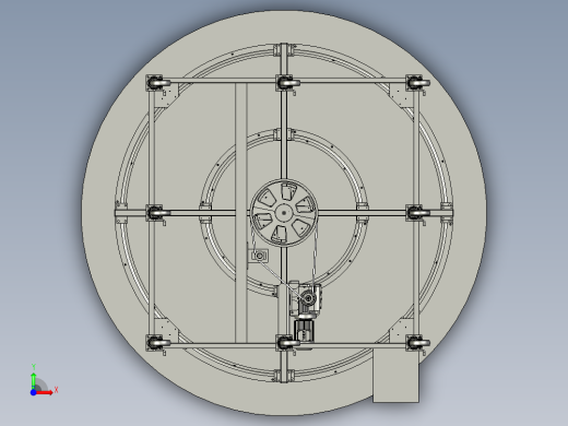 旋转台装配体1前视缩略图
