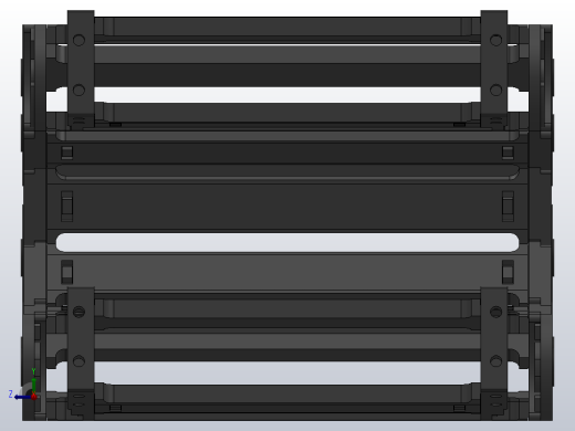 内高35弯曲半径75两侧打开型DA桥式拖链DMD35BDA-35-250-75R-30右视缩略图