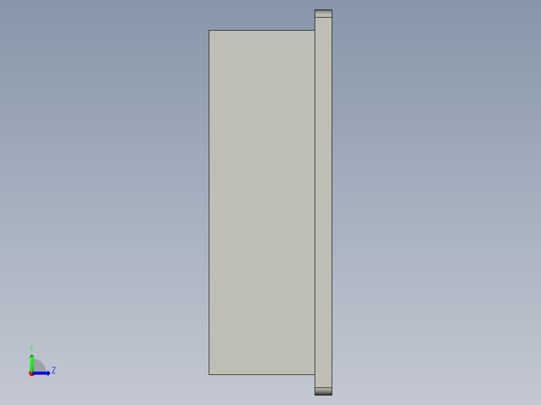 禾川触摸屏TP2504-E左视图