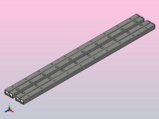 带d6mm交叉滚子和500mm行程的线性导轨JVNB 6-500