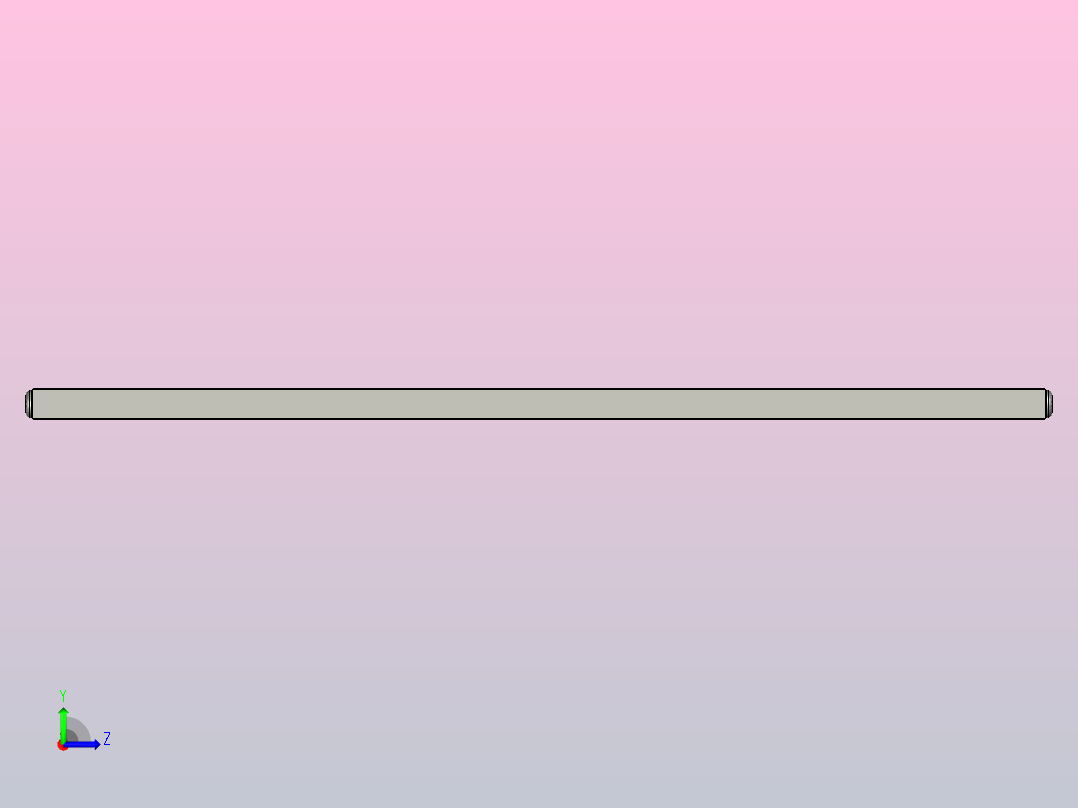 带d6mm交叉滚子和500mm行程的线性导轨JVNB 6-500左视图