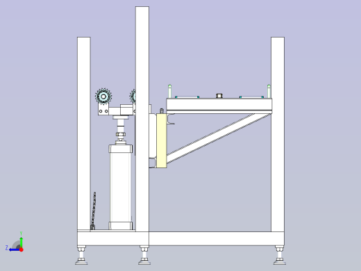 双排滚筒型链条提升机右视缩略图
