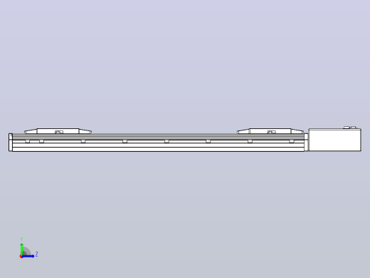皮带直线轴双滑块型TPA-GCBS-150-P80-L250-QL-M75-N3左视缩略图
