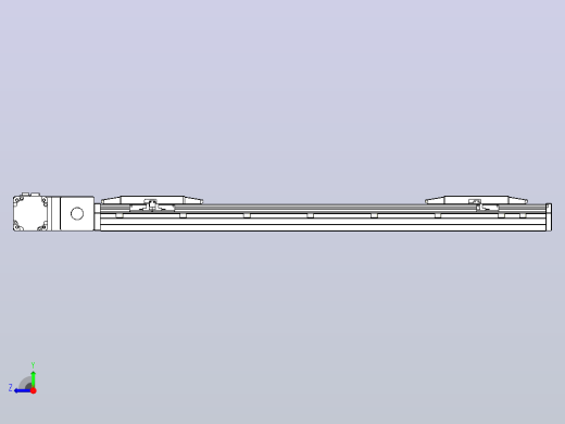 皮带直线轴双滑块型TPA-GCBS-150-P80-L250-QL-M75-N3右视缩略图