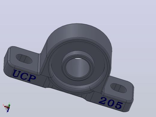 轴承座User Library-UCP205_
