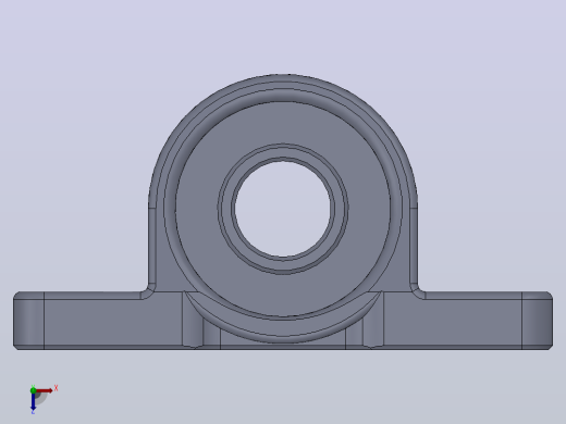 轴承座User Library-UCP205_俯视缩略图