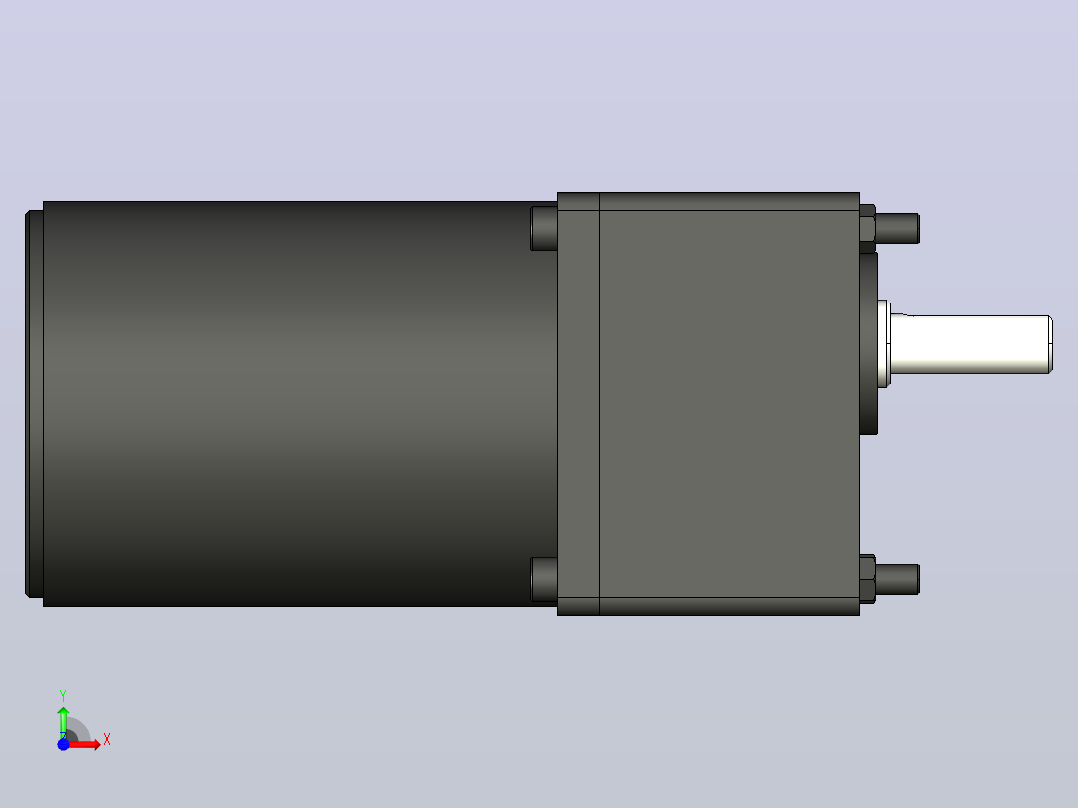 15W 微型减速电机[31K15GN-C]前视图