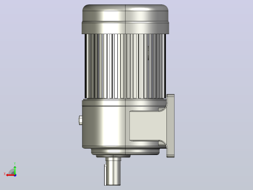 0.4KW-CH型卧式三相铝毂（刹车）马达减速机_CH28-400后视缩略图