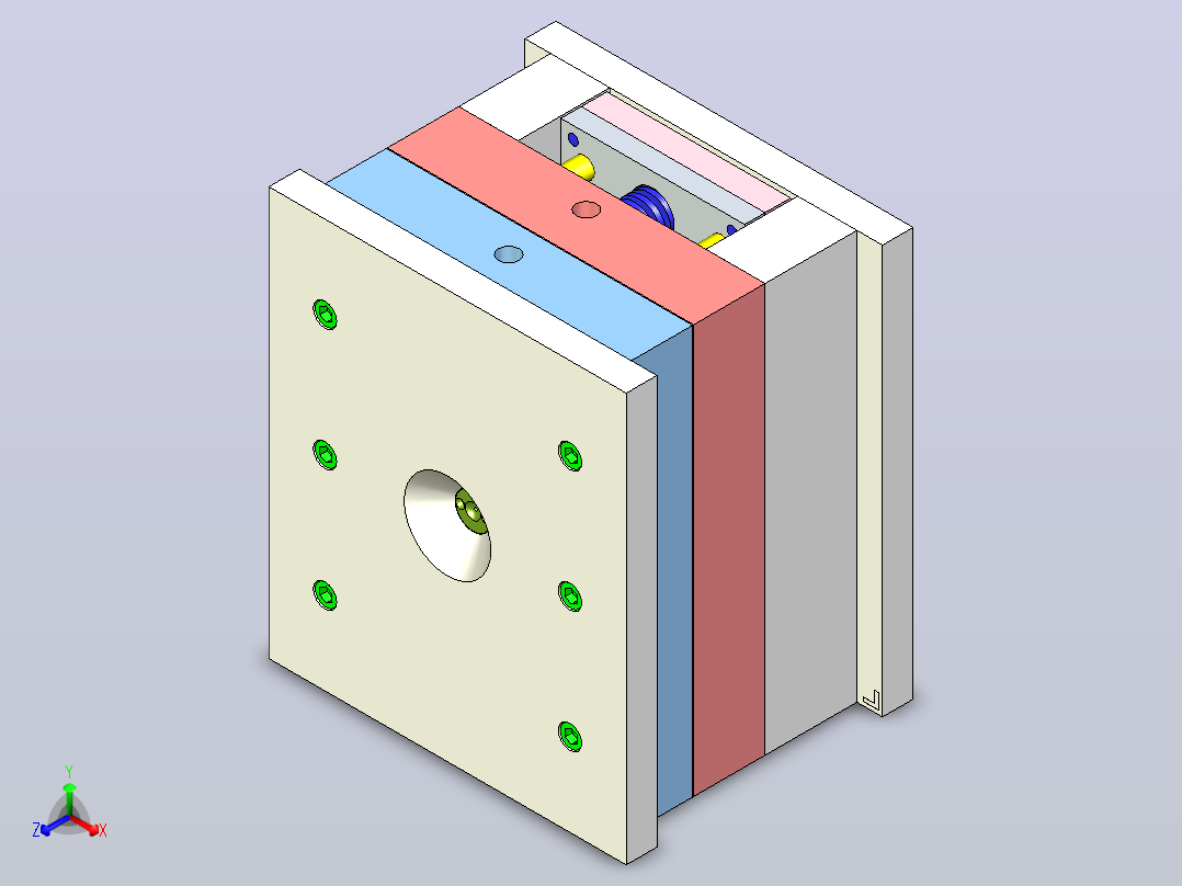 按键面板（大角度潜水）主视图
