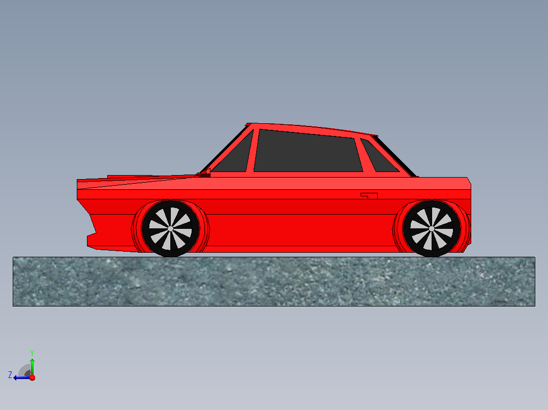 Desain Car 丰田 卡罗拉主视图
