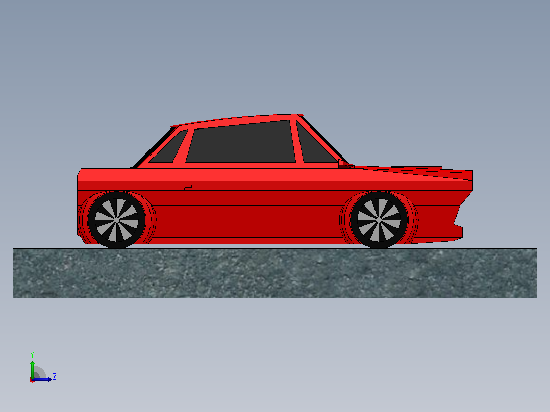 Desain Car 丰田 卡罗拉左视图