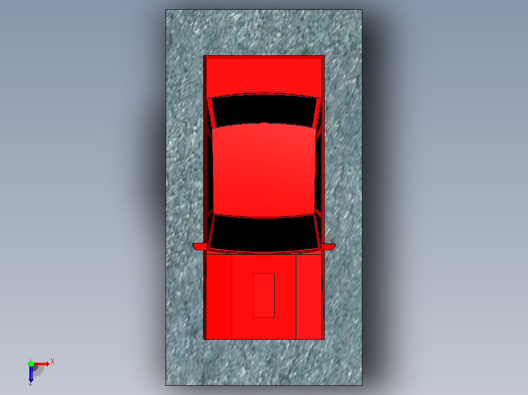 Desain Car 丰田 卡罗拉俯视图